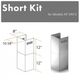 ZLINE 2 Piece 12" Stainless Steel Wall Hood Extension Kit-2