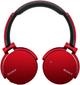 Sony® XB650BT Series EXTRA BASS™ Red Wireless Bluetooth Headphones-1