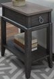 Null Furniture Lake Lure Gray Fog Chairside End Table-0