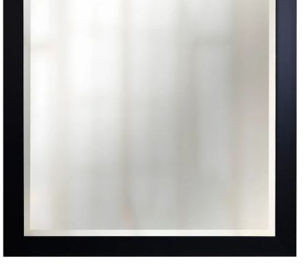 StyleCraft Black/Clear Framed Mirror-1