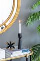A & B Home Black Large Candle Holder-4