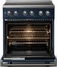 Viking® 5 Series 30" Slate Blue Pro Style Induction Range with Polished Chrome Trim-1