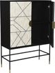 Moe's Home Collection Shaws Black/Cream Cabinet-1
