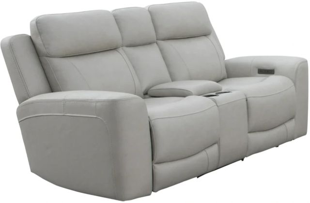 Parker House® Calgary Stone Power Reclining Console Loveseat-0