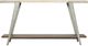 Hooker® Furniture Commerce and Market Boomerang Cream Console Table with Natural Medium and Gray Base-2