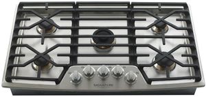 Front view of the SKS 30" Stainless Steel Natural Gas/Liquid Propane Cooktop