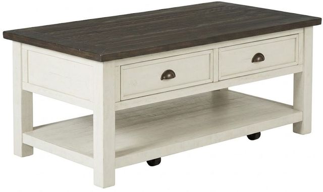 Martin Svensson Monterey Brown Coffee Table with White Base-0