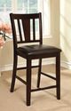 Furniture of America® Edgewood 2-Piece Espresso Counter Chair Set-3