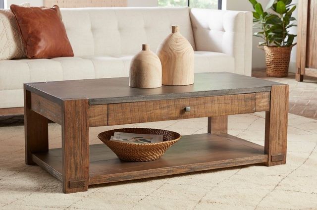 aspenhome® Harlow Saddle Cocktail Table -1