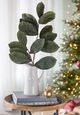 A & B Home Green Magnolia Leaves Spray-2