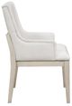 Homelegance® Tundra Antique White/Ivory Arm Chair-3