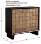 Uttermost® Muestra Black/Woodtone Cabinet-1