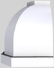Vent-A-Hood® Designer Series 54" White Wall Mounted Range Hood-2