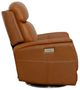 Flexsteel® View Dark Orange Swivel Power Recliner with Power Headrest and Lumbar-3