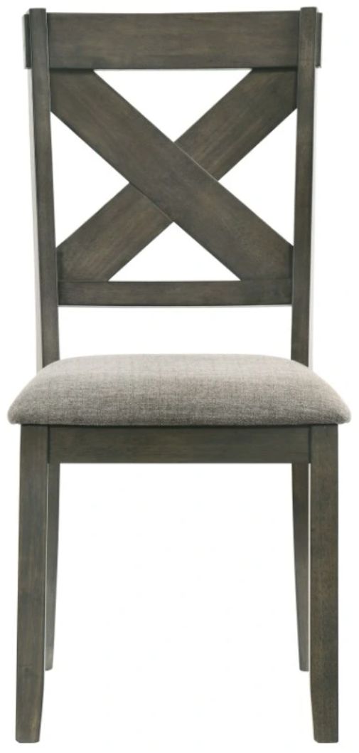 New Classic® Home Furnishings Gulliver Gray/Rustic Brown Side Chair-2