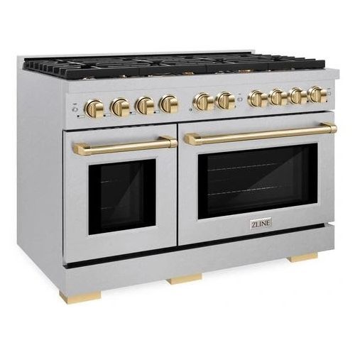 ZLINE Autograph Edition 48" Satin Stainless Steel Pro Style Gas Range-2