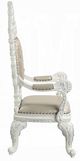 ACME Furniture Vanaheim 2-Piece Antique White/Beige Dining Arm Chair Set-3