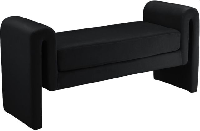 Meridian Furniture Sloan Black 51" Bench-0