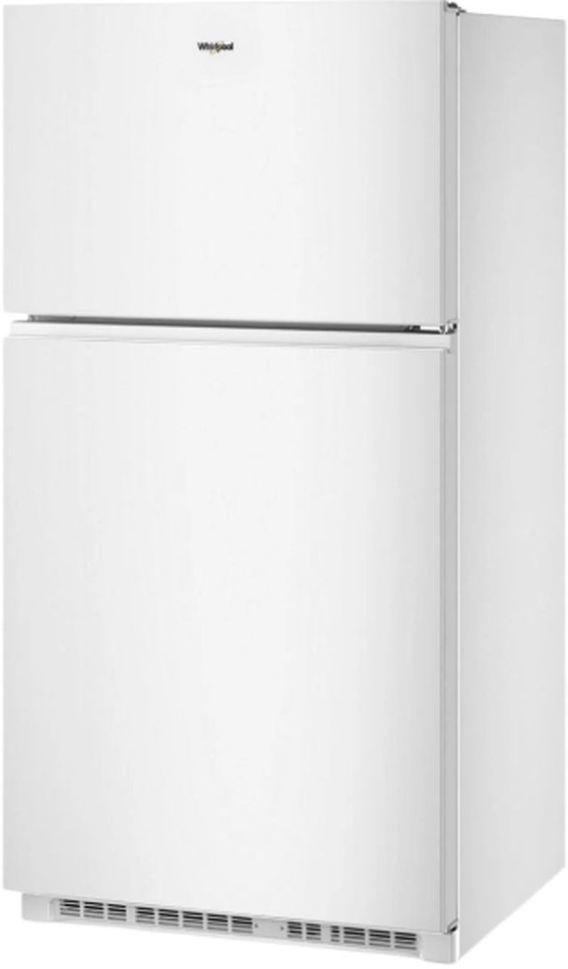 Whirlpool® 33" 21.3 Cu. Ft. White Top Freezer Refrigerator with Total Coverage Cooling-3