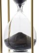 A & B Home Black/Brass 30-Minute Hourglass-4