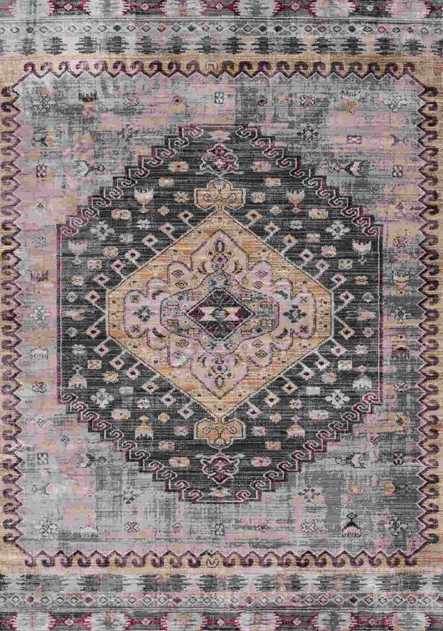 Kalora Interiors Sidra Gray/Blue Transitional Soft Touch 8' X 11' Rug-0