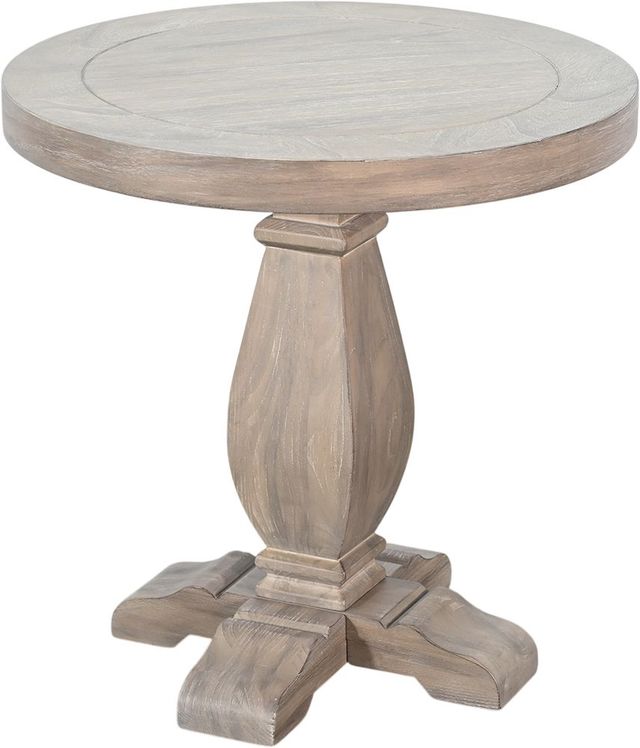 Sunny Designs™ Gianna Weathered Wheat Chair Side Table-0
