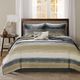 Olliix by Madison Park Essentials Saben Taupe California King Complete Reversible Coverlet and Cotton Sheet Set-1