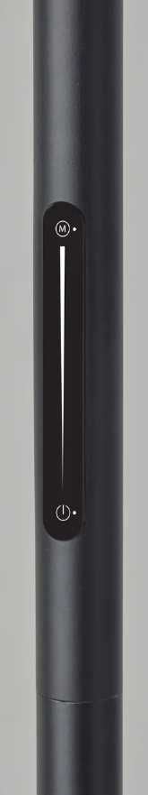 Adesso® Adler Brown Arc Floor Lamp-4
