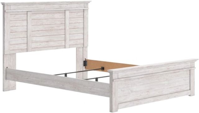 Signature Design by Ashley® Makidern Whitewash King Panel Bed-2