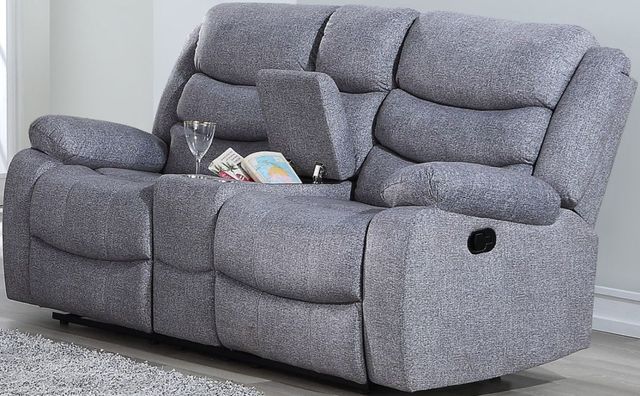 New Classic® Home Furnishings Granada Arcadia Beamer Gray Sofa and Loveseat Set-1