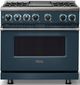 Viking® 7 Series 36" Squall Pro Style Dual Fuel Range with Griddle-3