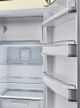 Smeg 50's Style 24'' 9.9 Cu. Ft. Cream Compact Refrigerator-3