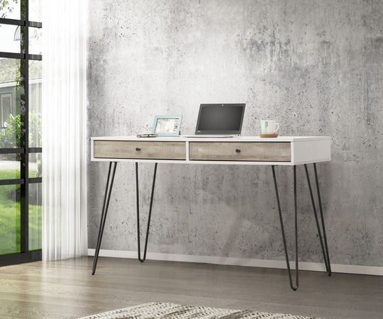 Bernards Black/White Writing Desk-3