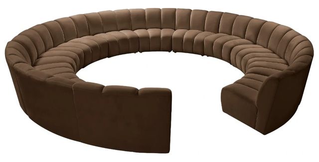 Meridian Furniture Infinity 12-Piece Brown Modular Sectional-0