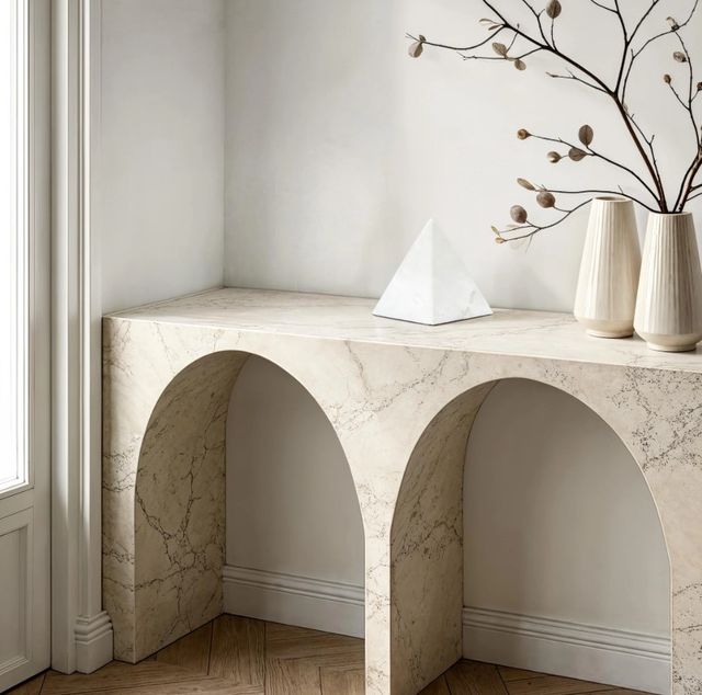 Renwil® Symmetra White Natural Decorative Object-1