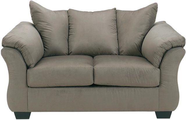 Signature Design by Ashley® Darcy Cobblestone Loveseat-1