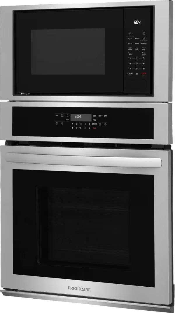 Frigidaire® 27” Stainless Steel Oven/Micro Combo Electric Wall Oven with Air Fry-1