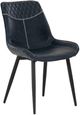 Linon August Blue Upholstered Dining Side Chair-0