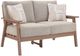 Signature Design by Ashley® Grover Beach Beige/Driftwood Fabric/Plastic Outdoor Loveseat-0