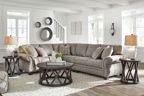 Signature Design by Ashley® Olsberg 3-Piece Steel Left-Arm Facing Sectional-2