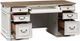 Liberty Furniture Magnolia Manor 5-Piece Antique White/Weathered Bark Desk Set-4