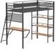 Coaster® Campus Matte Black Youth Twin Loft Bed-3