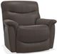 La-Z-Boy® James Walnut Leather Power Rocking Recliner with Headrest and Lumbar-0