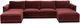 TOV Furniture Willow 6-Piece Red U-Shape Sectional-3