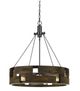 Cal® Lighting & Accessories Bradford Smoky Wood Chandelier-0