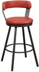 Homelegance® Appert Dark Gray/Red Swivel Pub Height Chair-0