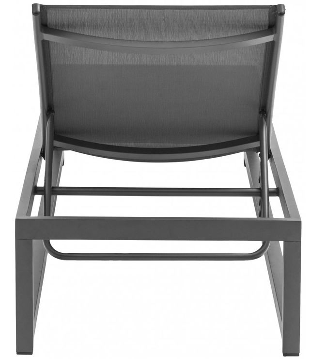 Meridian Furniture Maldives Grey Aluminum Outdoor Patio Adjustable Chaise Lounge Chair-3