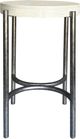 Magnussen Home® Jennings Edgecomb Grey/Weathered Antique Nickel Round Accent Table-1