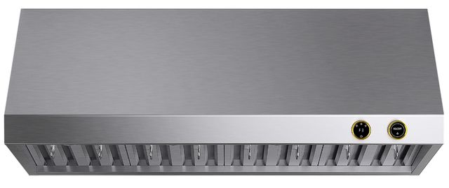 Kucht Professional 48" Stainless Steel Under Cabinet Range Hood with Gold Accents-0