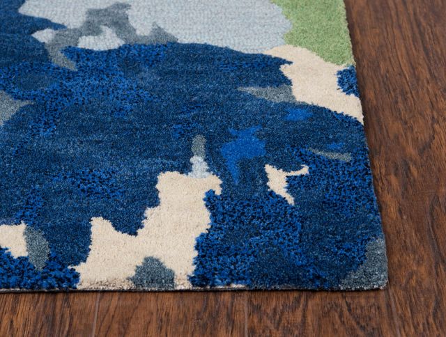 Rizzy Home Connie Post Multi-Color 18" Round Rug-2